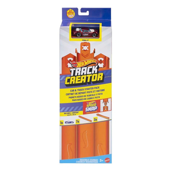 Hot Wheels Track Creator Car & Track Starter Pack multifärg