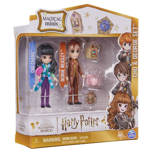 Harry Potter Magical Minis Figurset Cho & George multifärg