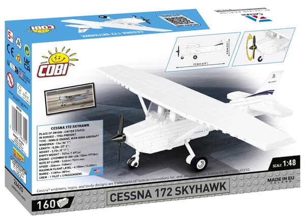Cobi Cessna 172 Skyhawk White 1:48 26620 multifärg