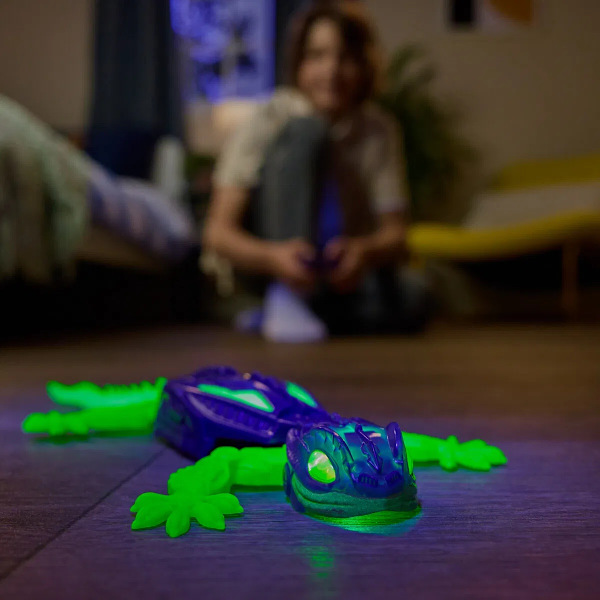 Hex Bots Wall Crawler Glowing Gecko Radiostyrd multifärg