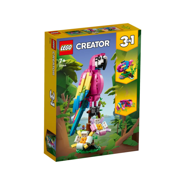 LEGO® Creator 3in1 Exotisk rosa papegoja 31144