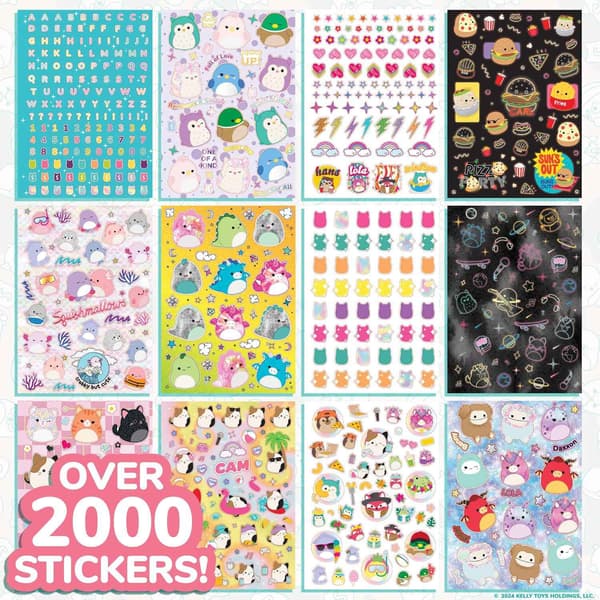 Squishmallows Sticker Book 2000+