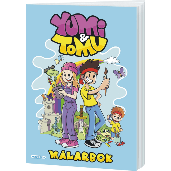 Yumi och Tomu Målarbok multifärg