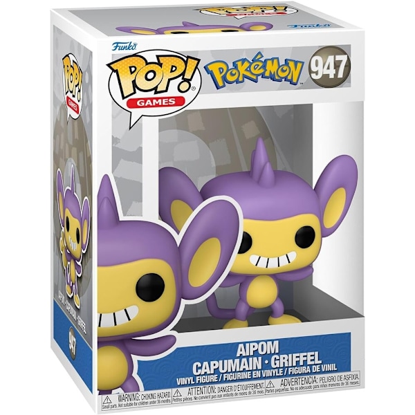 Funko POP! Games Pokemon Aipom 947 multifärg