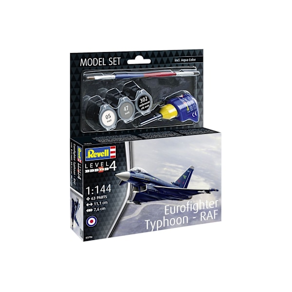 Revell Model Set Eurofighter Typhoon - RAF 1:144 multifärg
