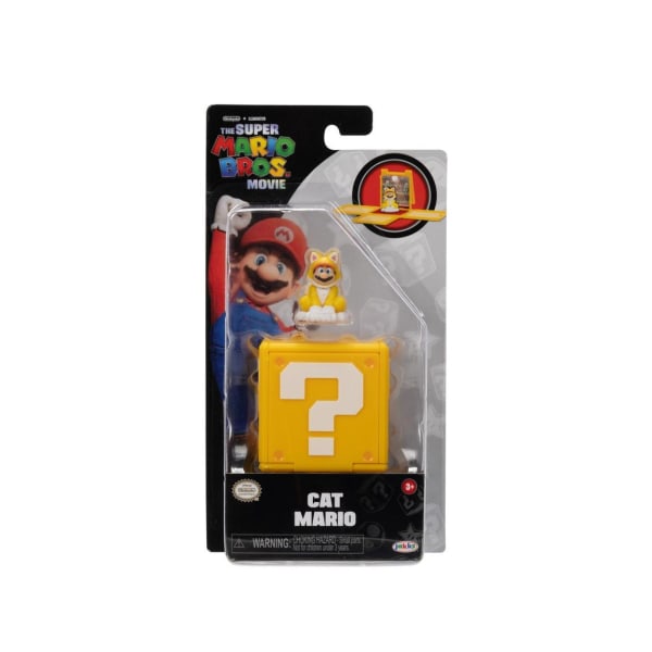 Super Mario Movie Mini Figur Cat Mario multifärg