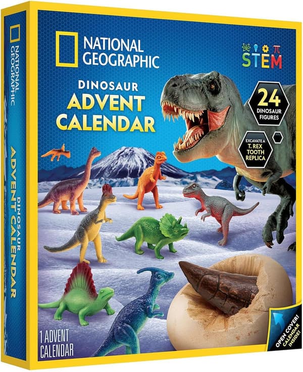 National Geographic Dinosaur Adventskalender 2026 multifärg