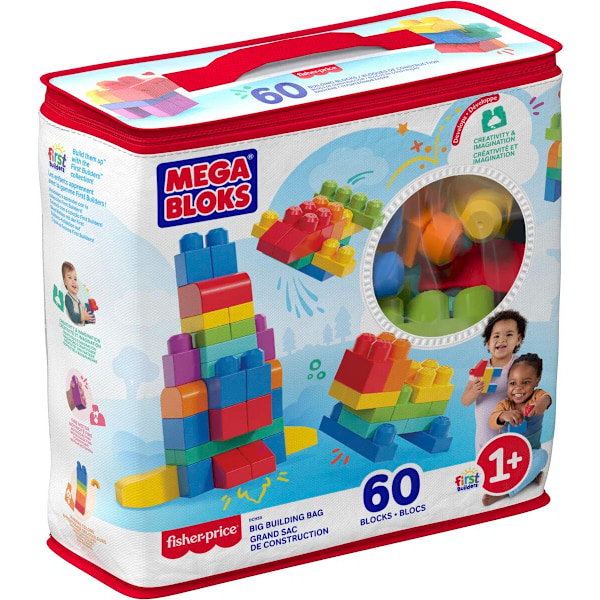 Mega Bloks Big Building Bag Classic multifärg