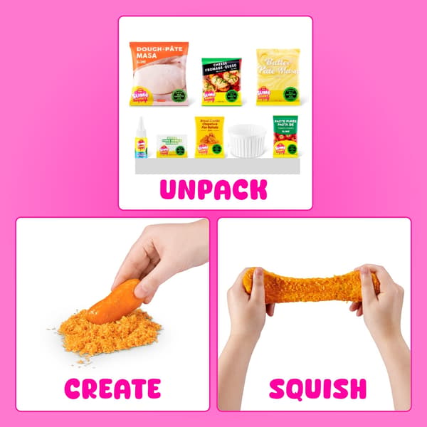 Slime Mart Shopping Bag Mozarella Sticks multifärg