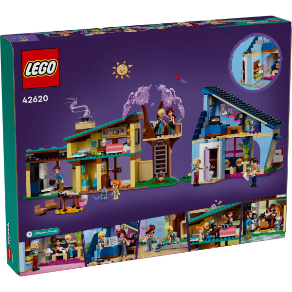 LEGO® Friends Ollys och Paisleys familjehus 42620