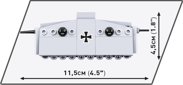 Cobi Sturmpanzerwagen A7V 1:72 3094 multifärg