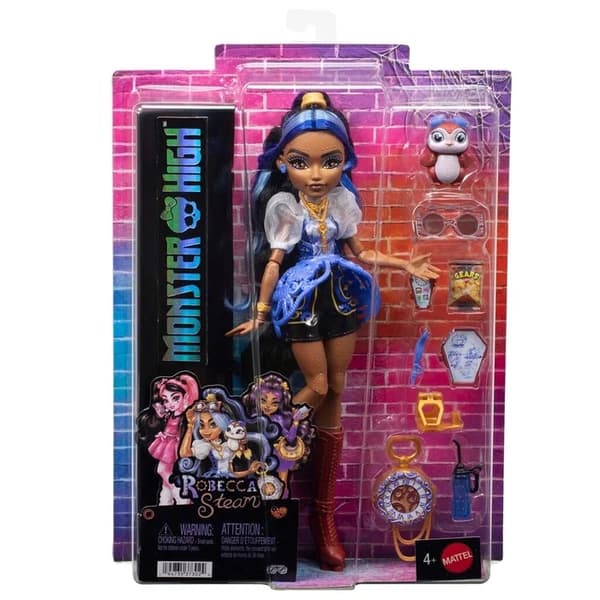 Monster High Docka Robecca Steam med tillbehör multifärg