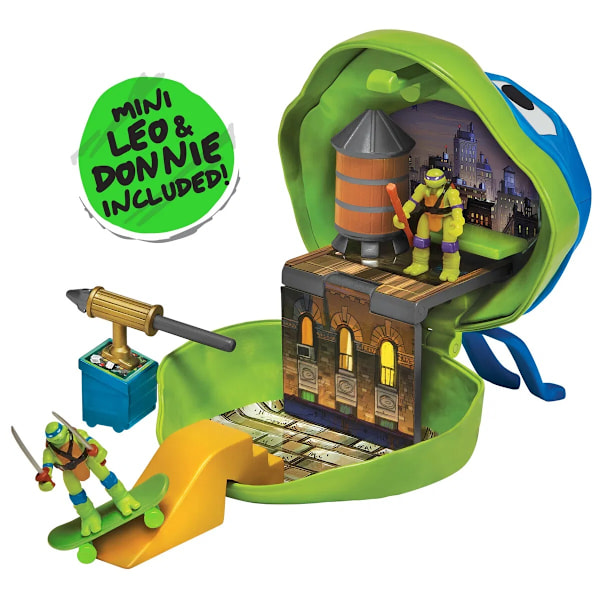 Turtles Big Mouth Huvud Lekset Leonardo multifärg