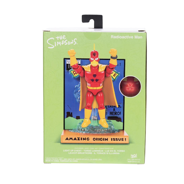 The Simpsons Premium Figur Radioactive Man 13cm multifärg
