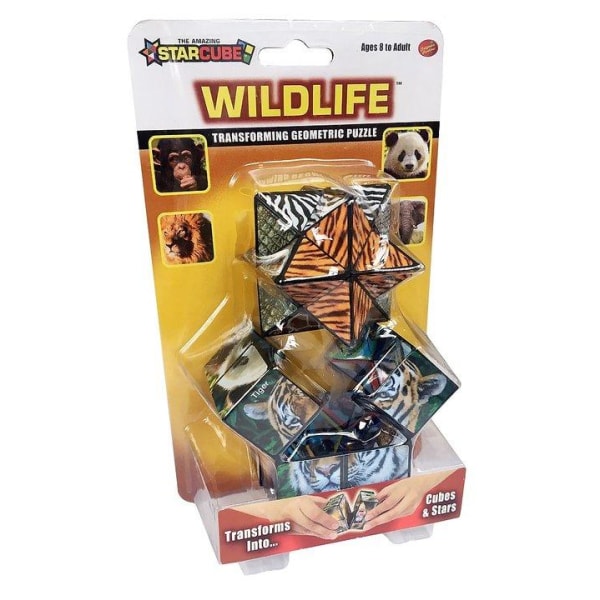 Starcube Wildlife Fidget Cube multifärg