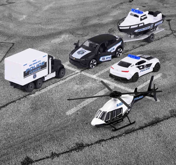 Majorette Police Force Giftpack multifärg