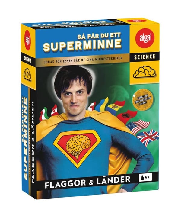 Superminne Flaggor & länder SE multifärg