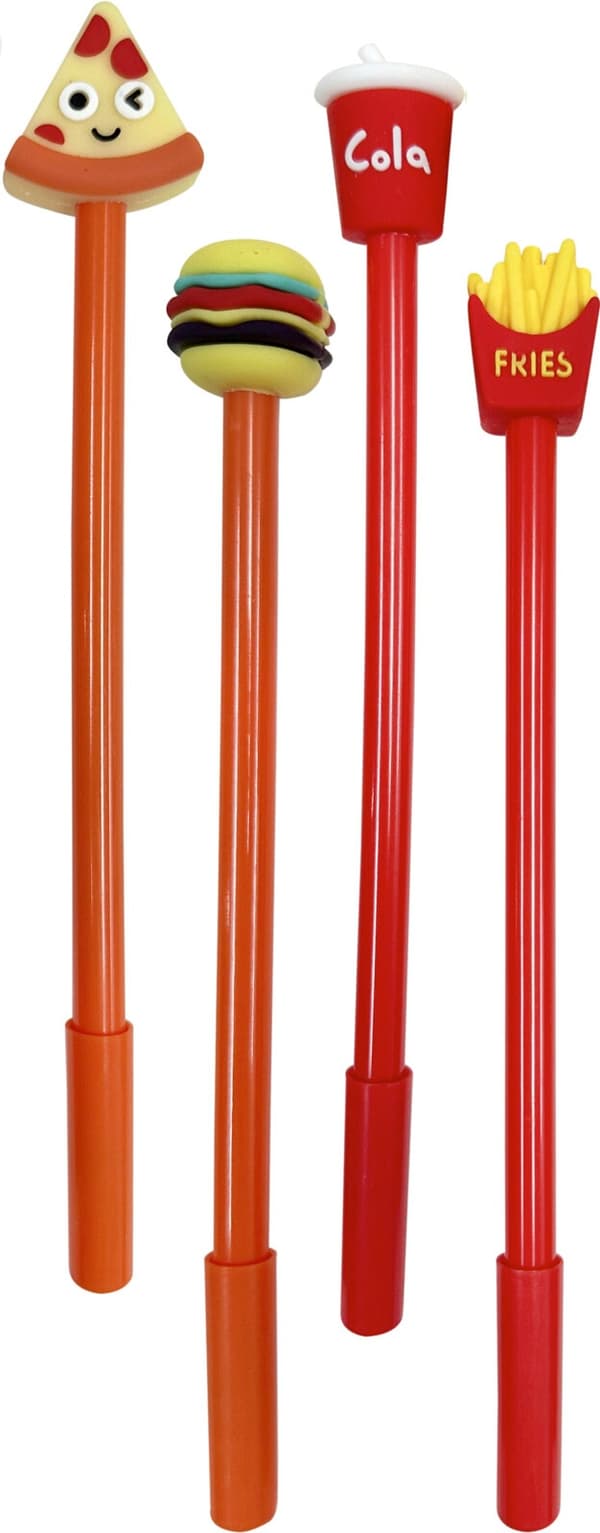 Gelpennor Snabbmat 4-pack multifärg