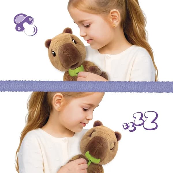 Baby Paws Capybara i väska multifärg