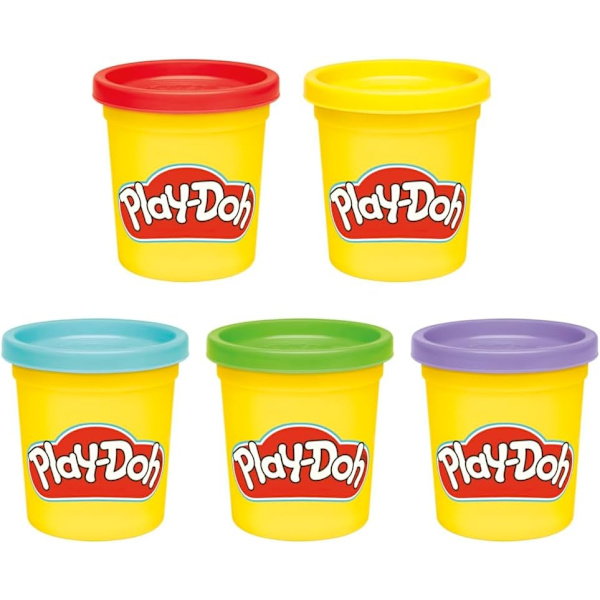 Play-Doh 5-pack lera multifärg