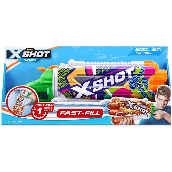 X-Shot Fast Fill Pump Action Ripple multifärg