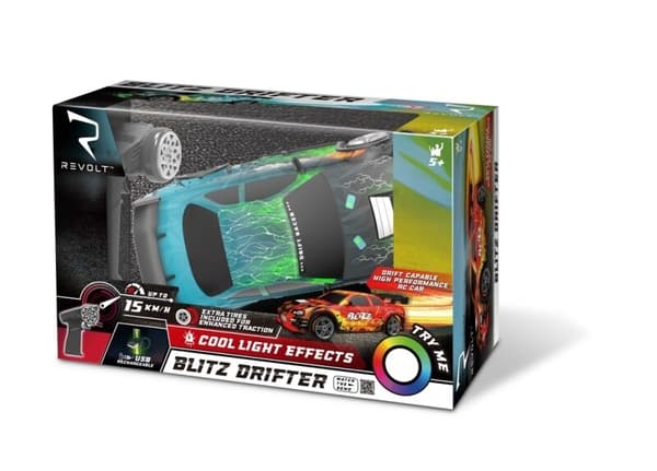 Syma Blitz Drifter Radiostyrd Bil Blå Vit