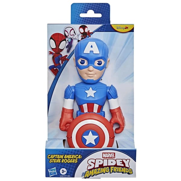 Spidey Supersized Figur Captain America multifärg