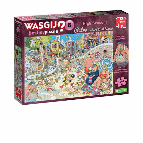 Wasgij Retro Destiny 8 High Season Pussel 1000 bitar multifärg