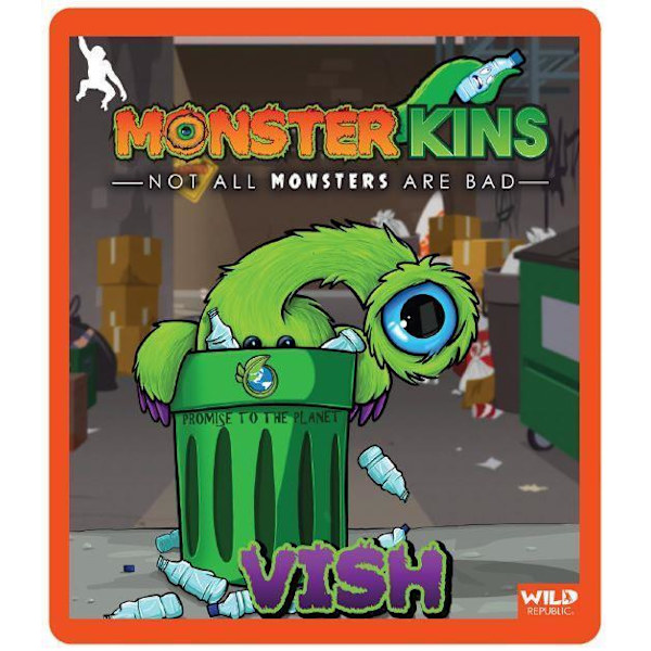 Wild Republic Ecokins Monster Kins Vish multifärg