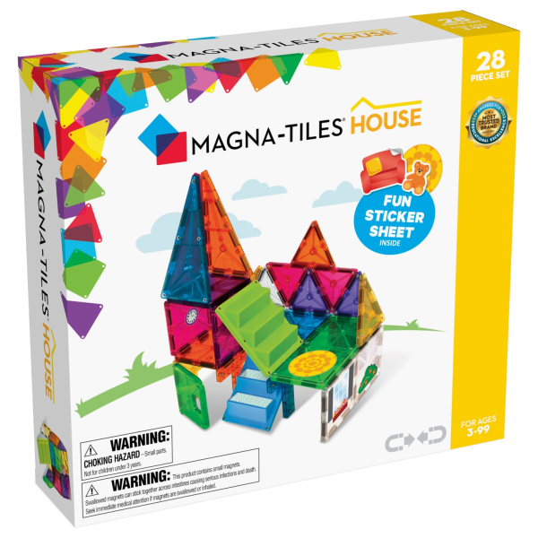 Magna-Tiles House 28 delar multifärg