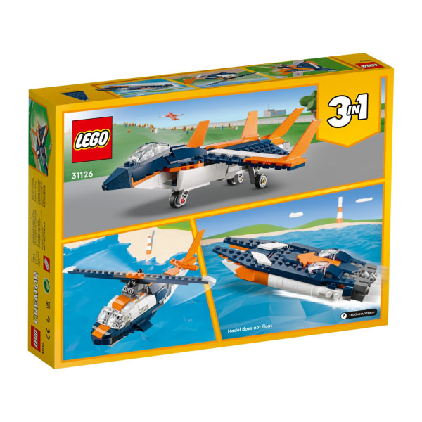 LEGO® Creator 3in1 Överljudsjetplan 31126 multifärg