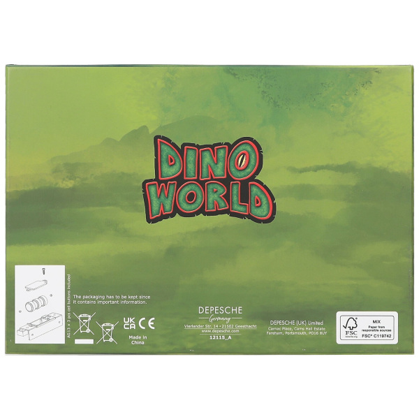Dino World Skattkista med kod, ljud & ljus multifärg