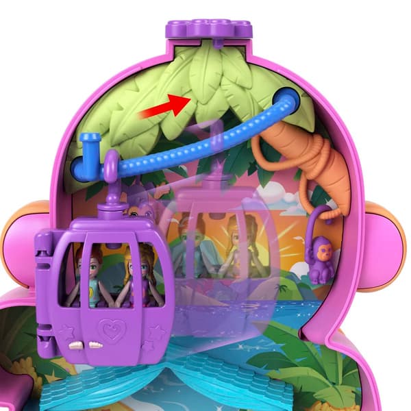 Polly Pocket Momma Monkey & Baby multifärg