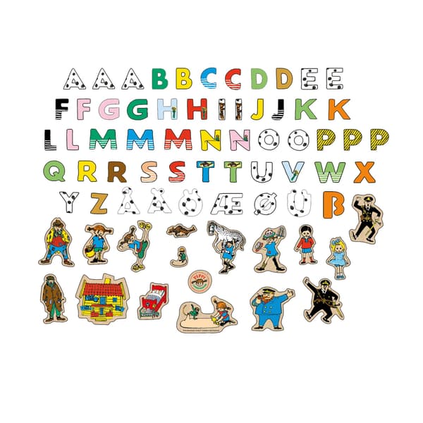 Pippi Magnetbokstäver och figurer