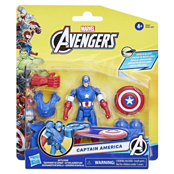 Avengers Battle Gear Figur Captain America multifärg