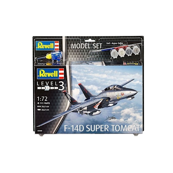 Revell Model Set Grumman F-14D Super Tomcat 1:72 multifärg