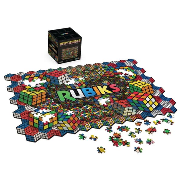 Rubiks Impossible Puzzle Pussel 604 bitar multifärg