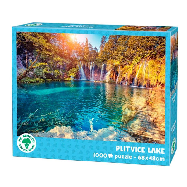 Mr Broccoli Plitvice Lake Pussel 1000 bitar multifärg