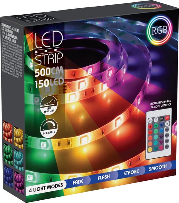 LED List 500cm 150LED RGB multifärg