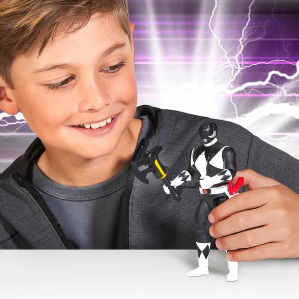 Power Rangers Auto-Morphin Figur Black multifärg