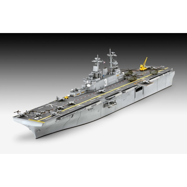 Revell US Navy Assault Carrier Wasp Class 1:700 Modellbyggsats multifärg