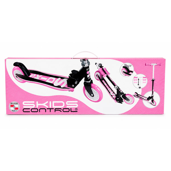 Skids Control Sparkcykel Rosa multifärg