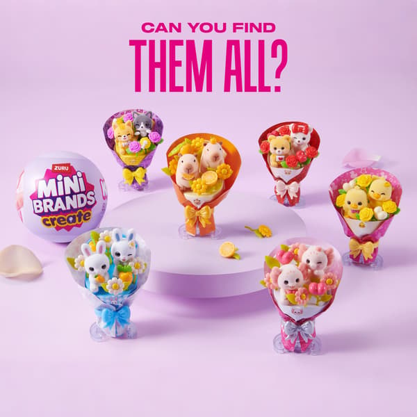 Mini Brands Create Kawaii Bouquets multifärg