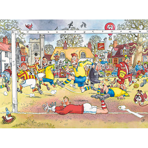 Wasgij Original 14 Football Madness! Pussel 1000 bitar multifärg