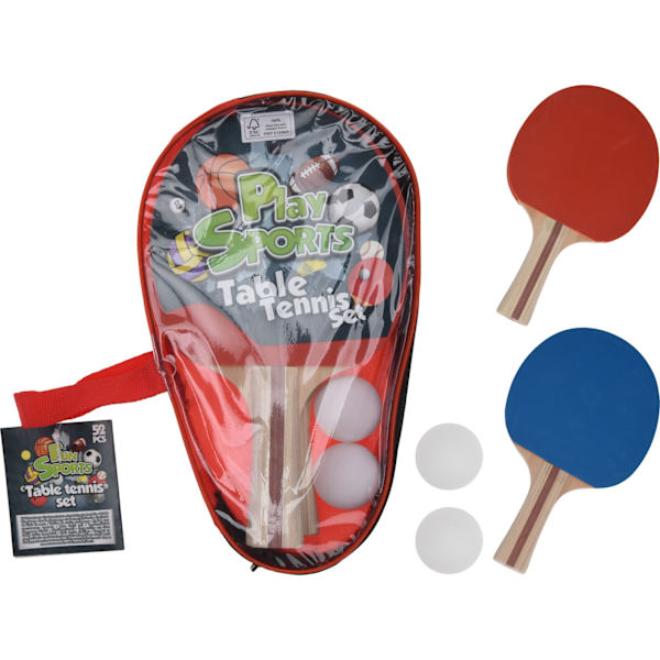 Pingisset 4 delar multifärg
