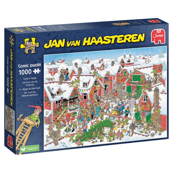 Jan Van Haasteren Santa's village Pussel 1000 bitar multifärg