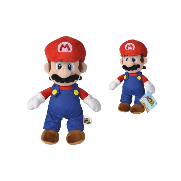 Super Mario Mjukdjur 30cm Mario multifärg