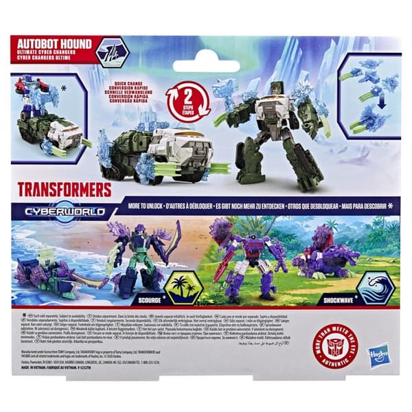 Transformers Cyberworld Ultimate Cyber changer Autobot Hound multifärg