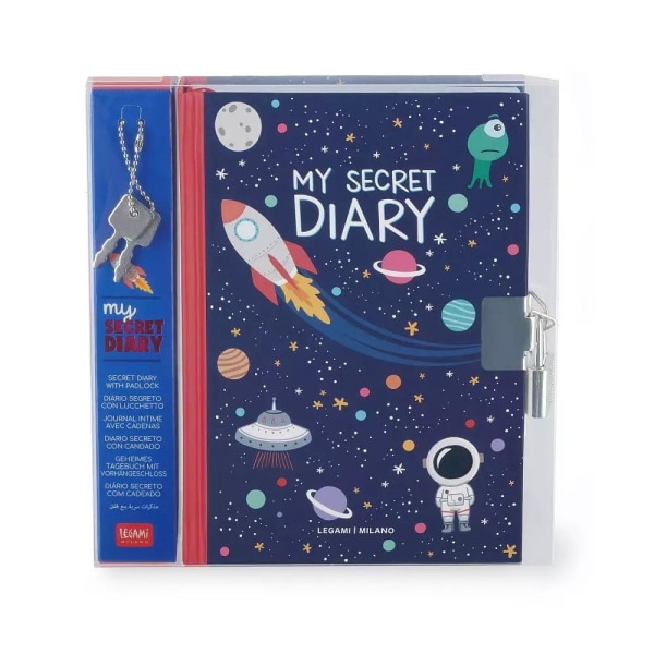 My secret diary Space Dagbok multifärg