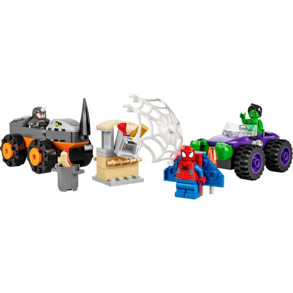 LEGO® Marvel Spider-Man Hulk mot Rhino – truckstrid 10782 multifärg